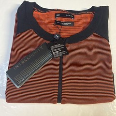 Under Amour Intelli-Knit Men Running Shirt Medium Half Zip 1366503 Free Shipping