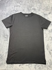 CUTS Clothing Split-Hem Crewneck T-Shirt Mens Extra Large Black NWOT Pyca Pro