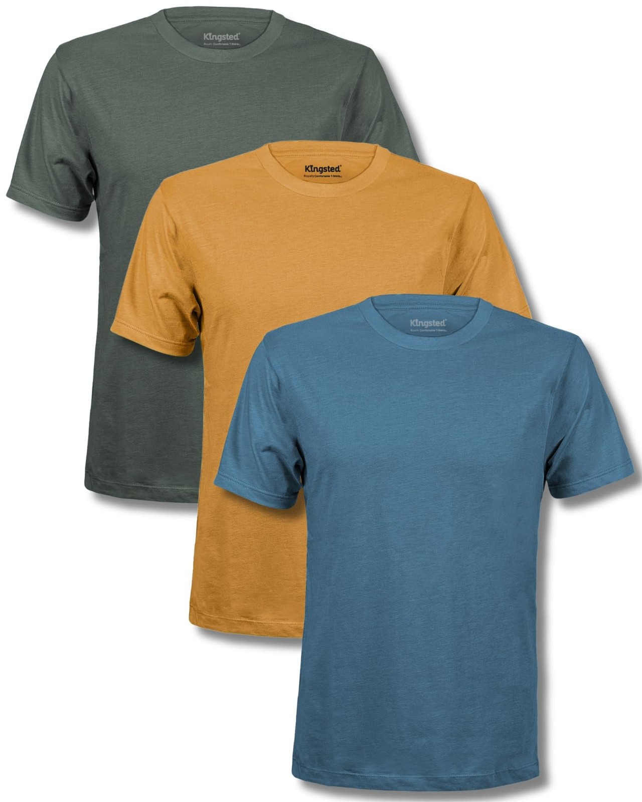 Men’s T-Shirts – Royally Comfortable – Super Soft Cotton Blend – Short Sleeve…