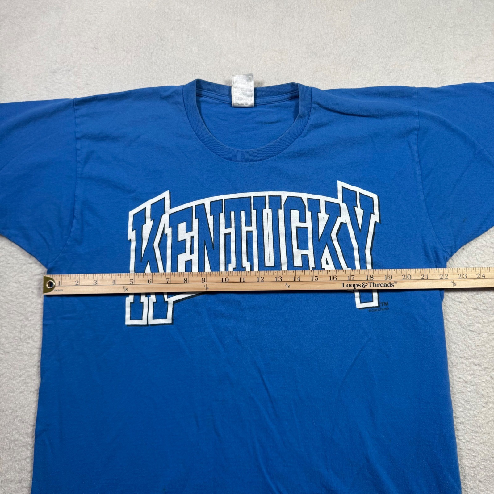 Fruit of the Loom Kentucky T-Shirt Mens XL Blue Excellent NCAA Wildcats Graphic gallery