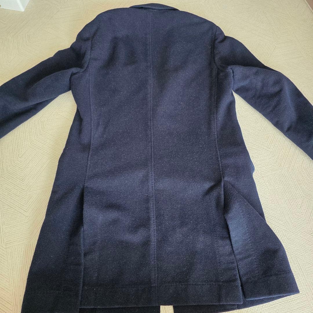 Brunello Cucinelli Wool Cashmere Navy Chester Coat 48 from japan gallery