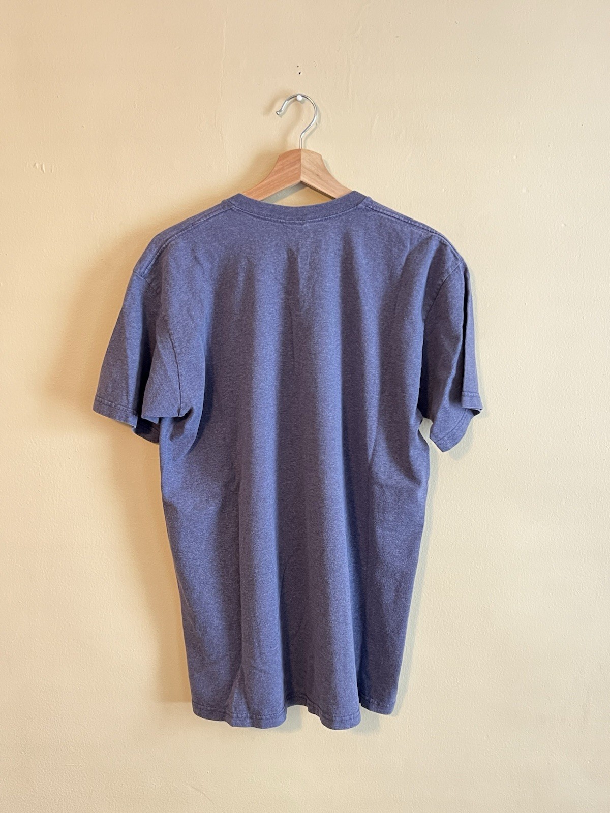 Vintage 90s Brooks Brothers Blank T Shirt Sz L Blue 100% Combed Cotton USA Made gallery