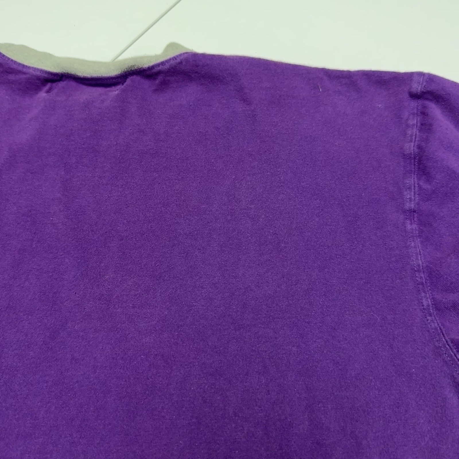 Vintage Eddie Bauer EBTEK T Shirt Mens Large Purple Printed Logo gallery