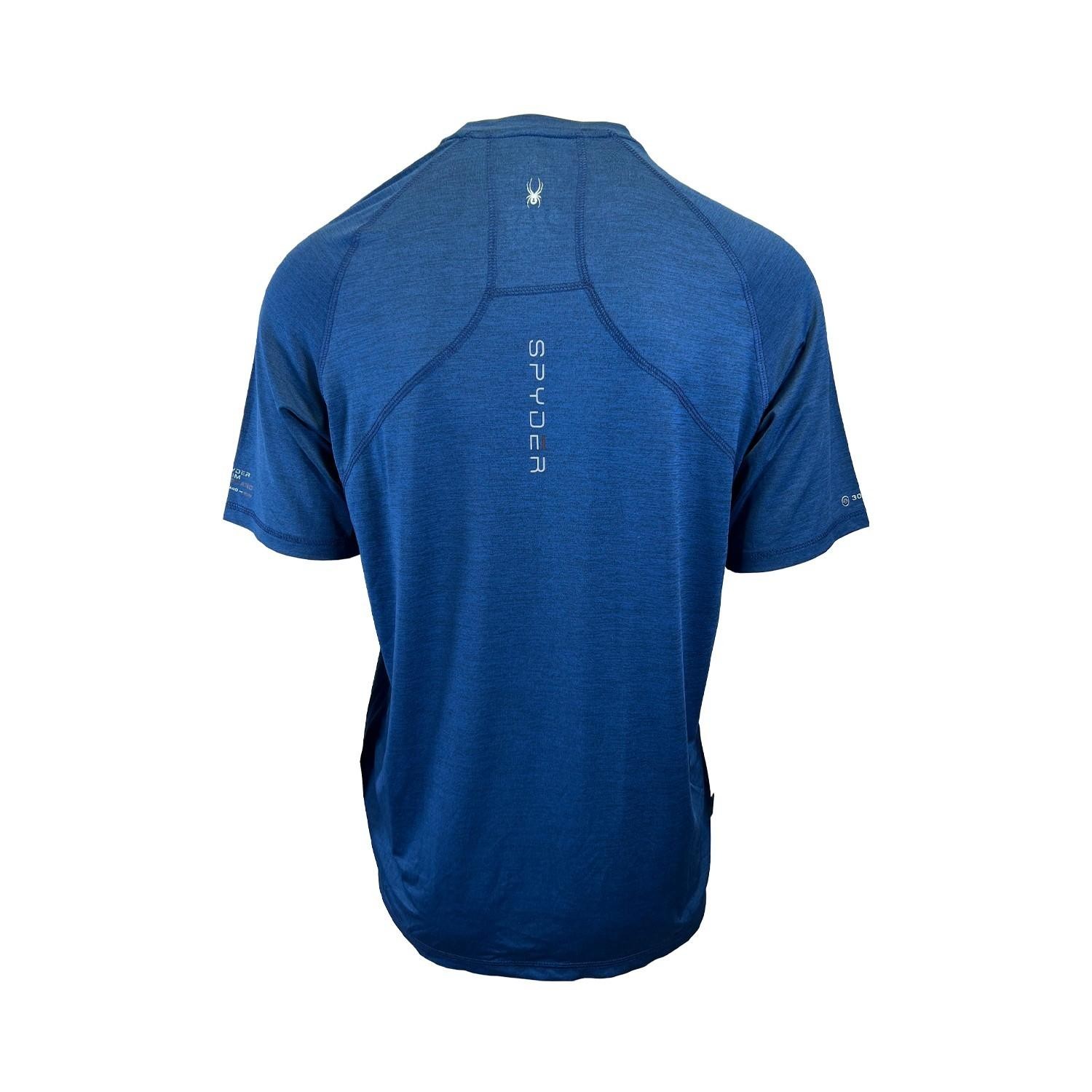 Spyder Swim Men's Solid T-Shirt Rashguard Quick Dry UPF Lightweight Hybrid S/S gallery