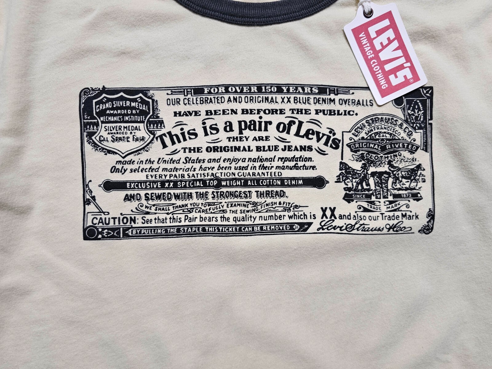 NWT LVC Levi's Vintage Clothing 1970s Ringer Tee S SS23 gallery