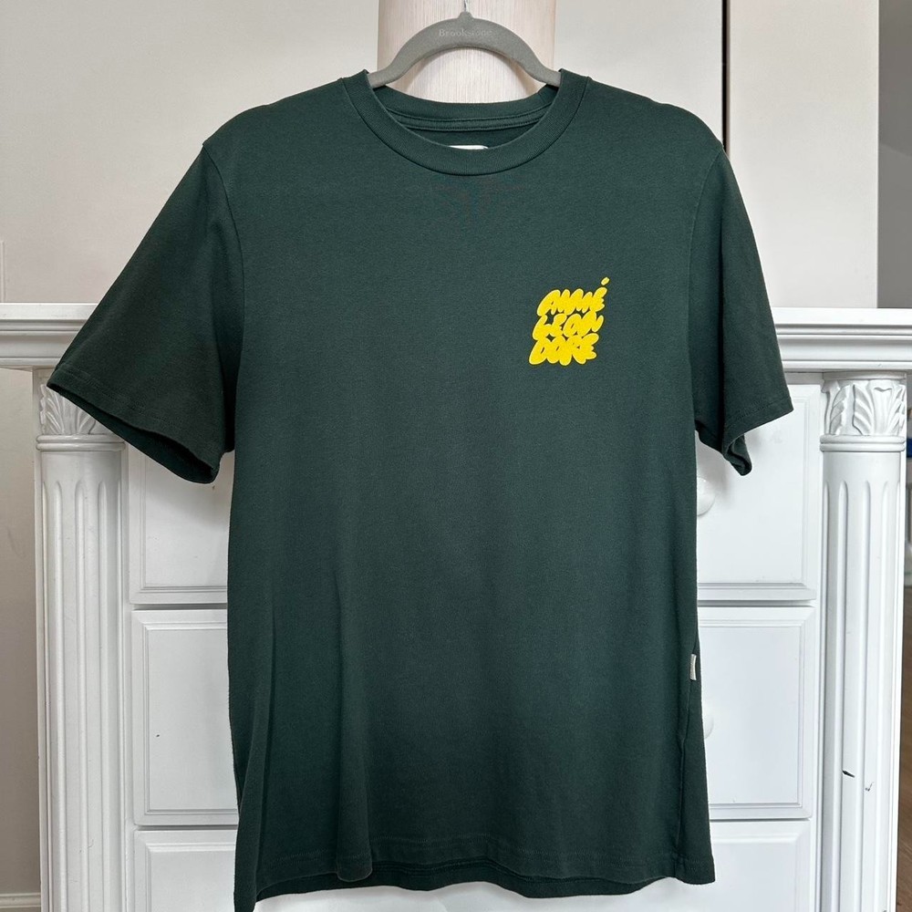 Aime Leon Dore Bubble Script Tee Size M Medium Exclusive Green T Shirt ALD