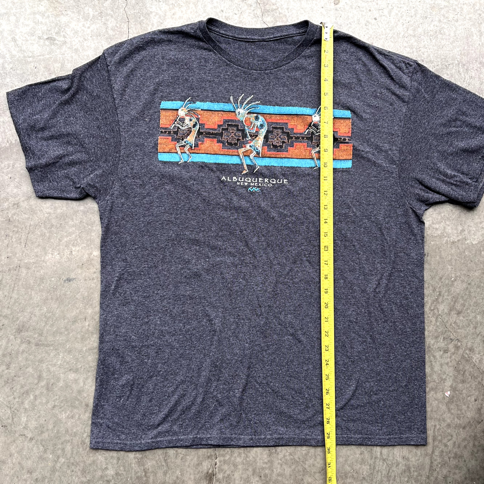 Eco Mountain Albuquerque Southwestern Kokopelli Native American T-Shirt Mens XL gallery