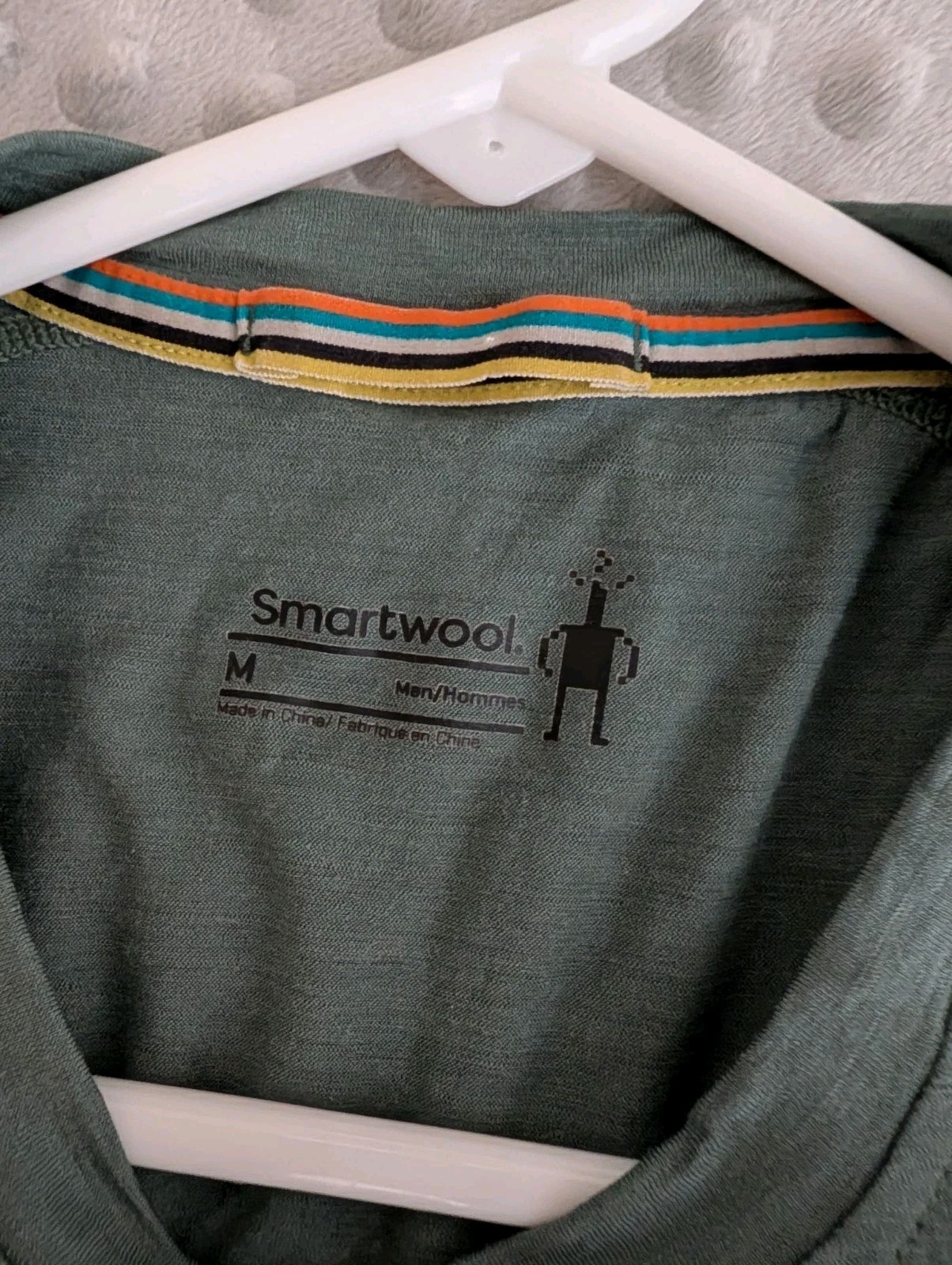 Smartwool Merino Wool T Shirt Men's Medium Green Baselayer Short Sleeve Crew gallery