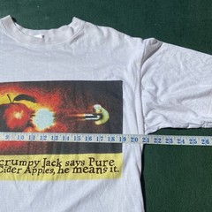 Vintage Scrumpy Jack Cider T Shirt Large Shooting Maggot 90s Promo Breweriana