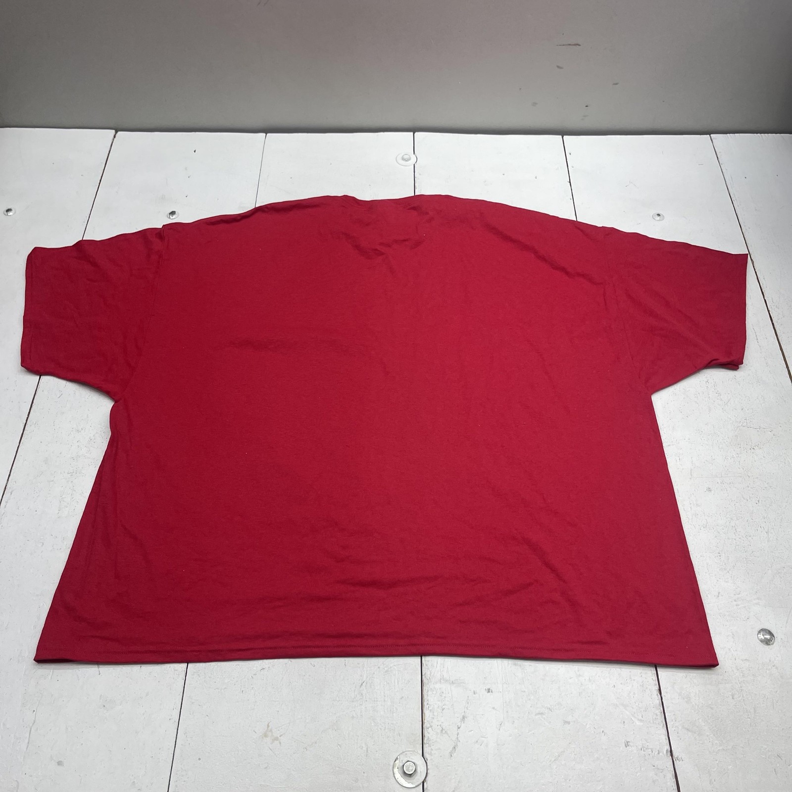 Hanes EcoSmart Shirt Mens 5XL Red Big & Tall Crewneck Basic Tee Short Sleeve gallery
