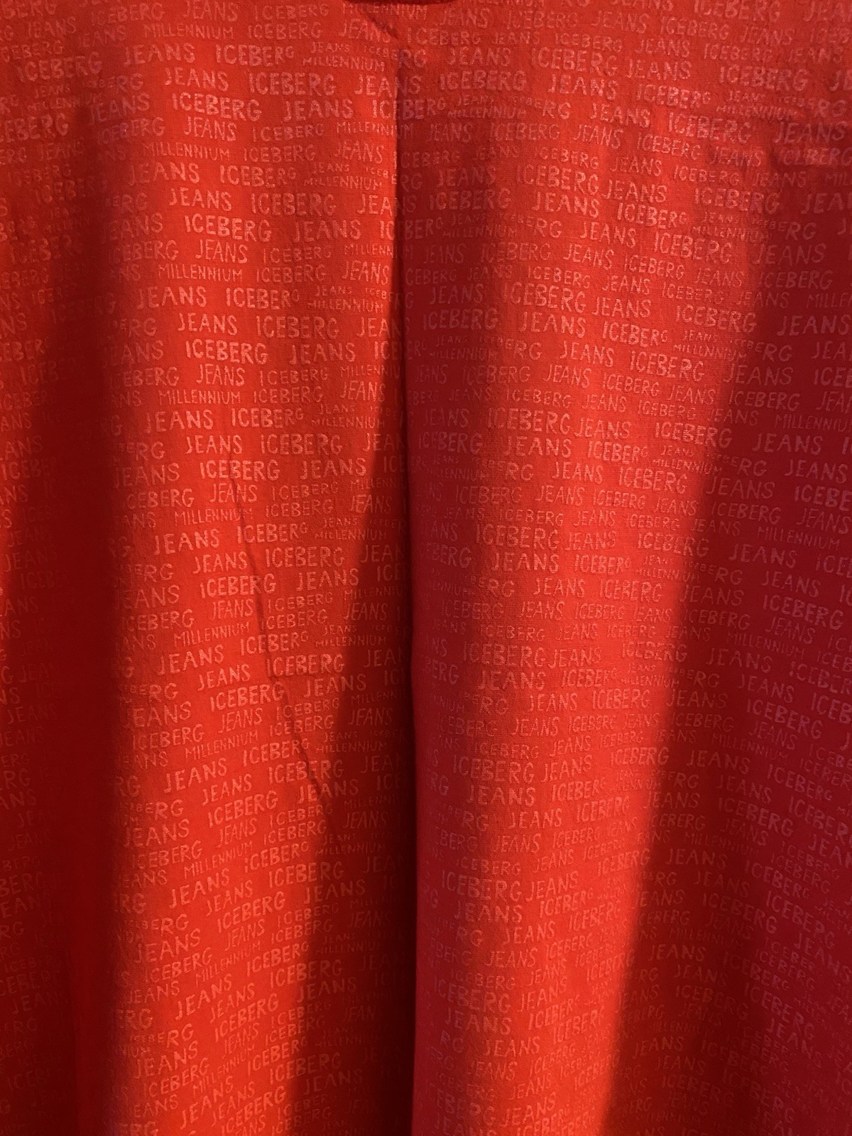 Red Iceberg Jeans Long Sleeve Shirt XXXL Good Condition gallery
