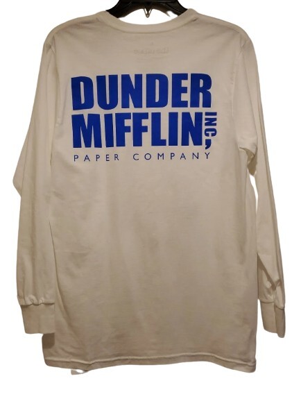 New The Office Dunder Mifflin Paper Company Long Sleeve Mens Medium T-Shirt gallery