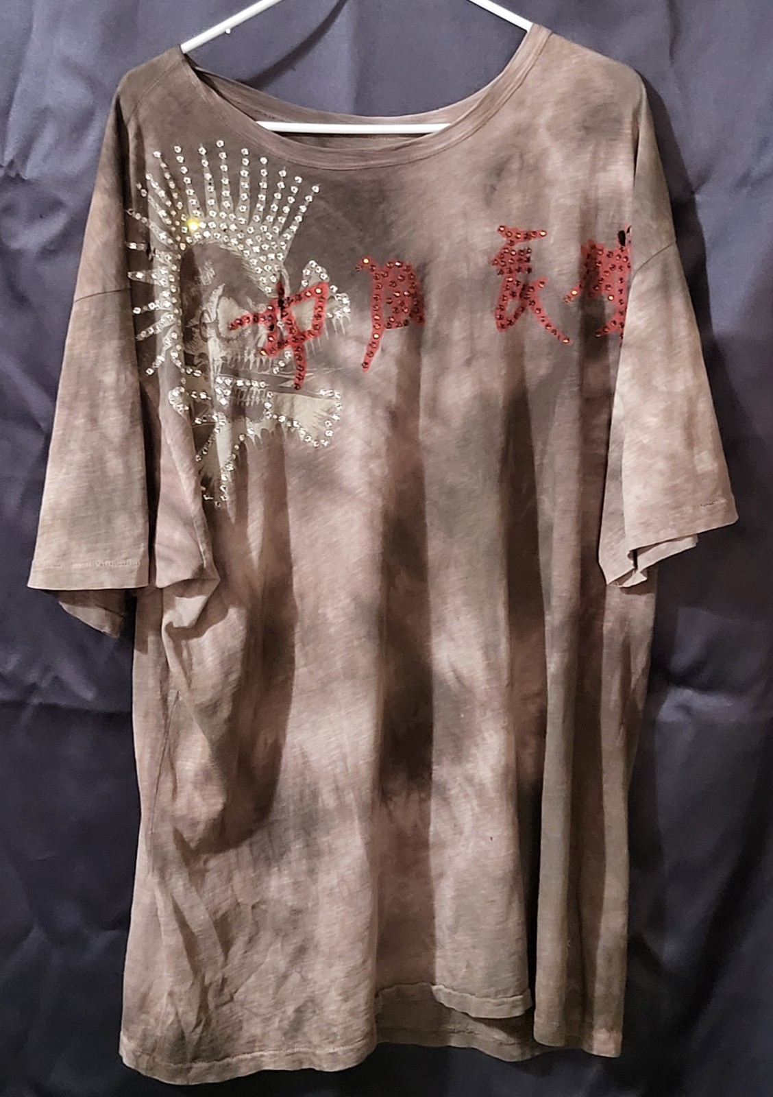The Great China Wall 2XL VINTAGE AUTHENTIC SWAROVSKI Crystals Men’s TGCW gallery