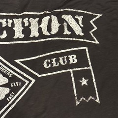 Y2K Affliction Tee Skull L Black Live Fast Death Rider Motor Club Sheer Shamrock