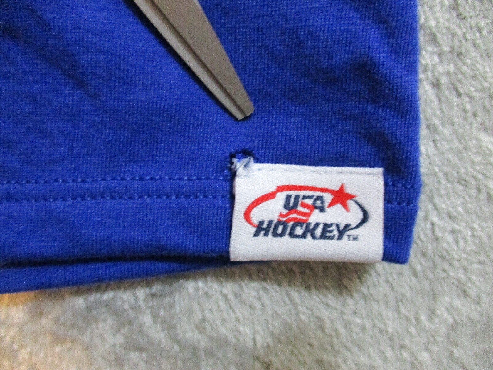 Nike Team USA Shirt Mens XL Blue White Red Flag Olympic Long Sleeve Dri Fit 0680 gallery