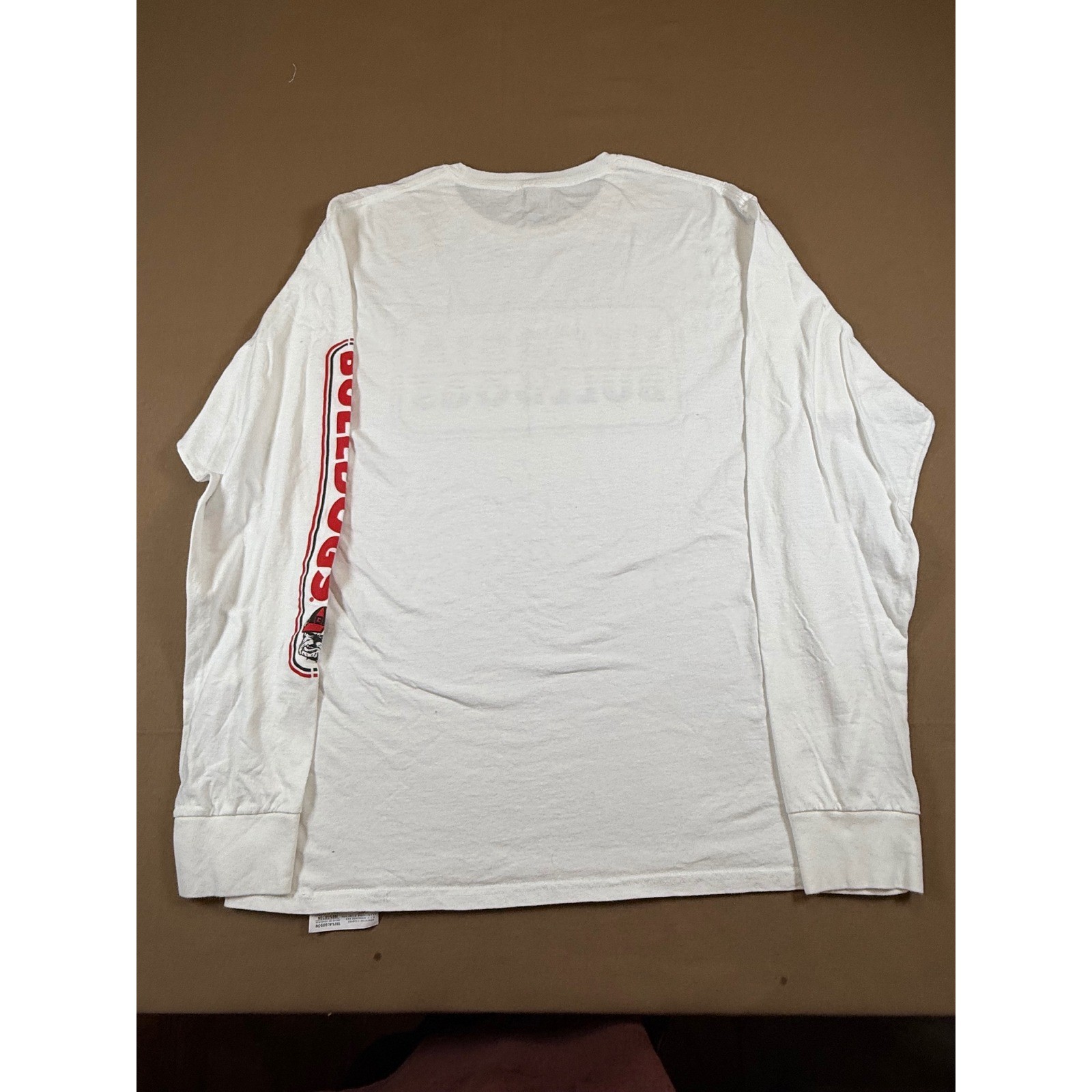 Georgia Bulldogs NCAA College Long Sleeve T Shirt Hanes White Mens Large gallery