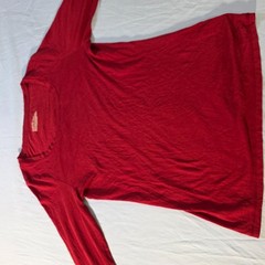 MOSSIMO SUPPLY CO. CASUAL TEE L 100% COTTON MACHINE WASH COLD WITH LIKE COLORS