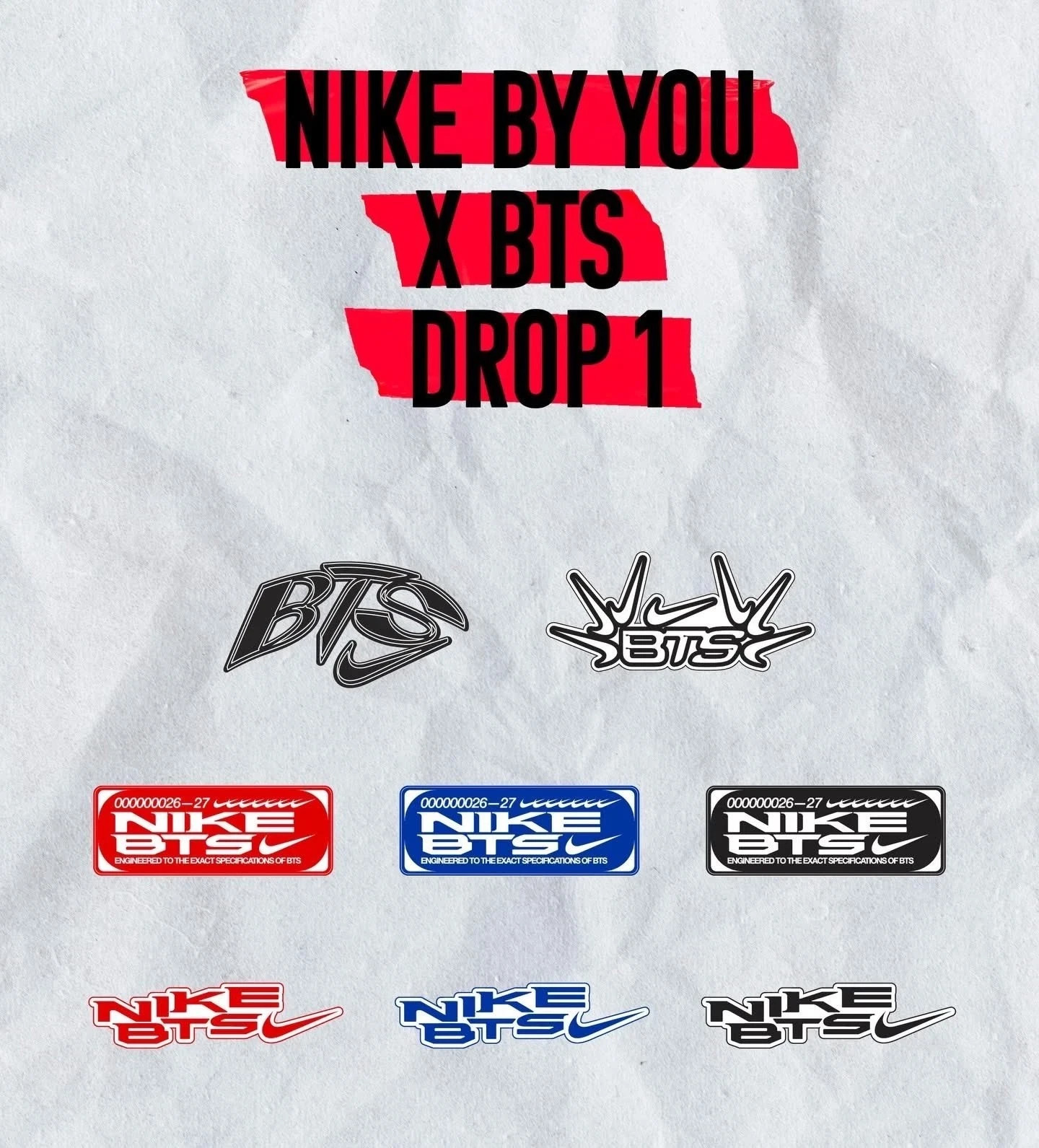 Nike By You x BTS World Tour "Arirang" T-Shirt Custom Design Thailand gallery