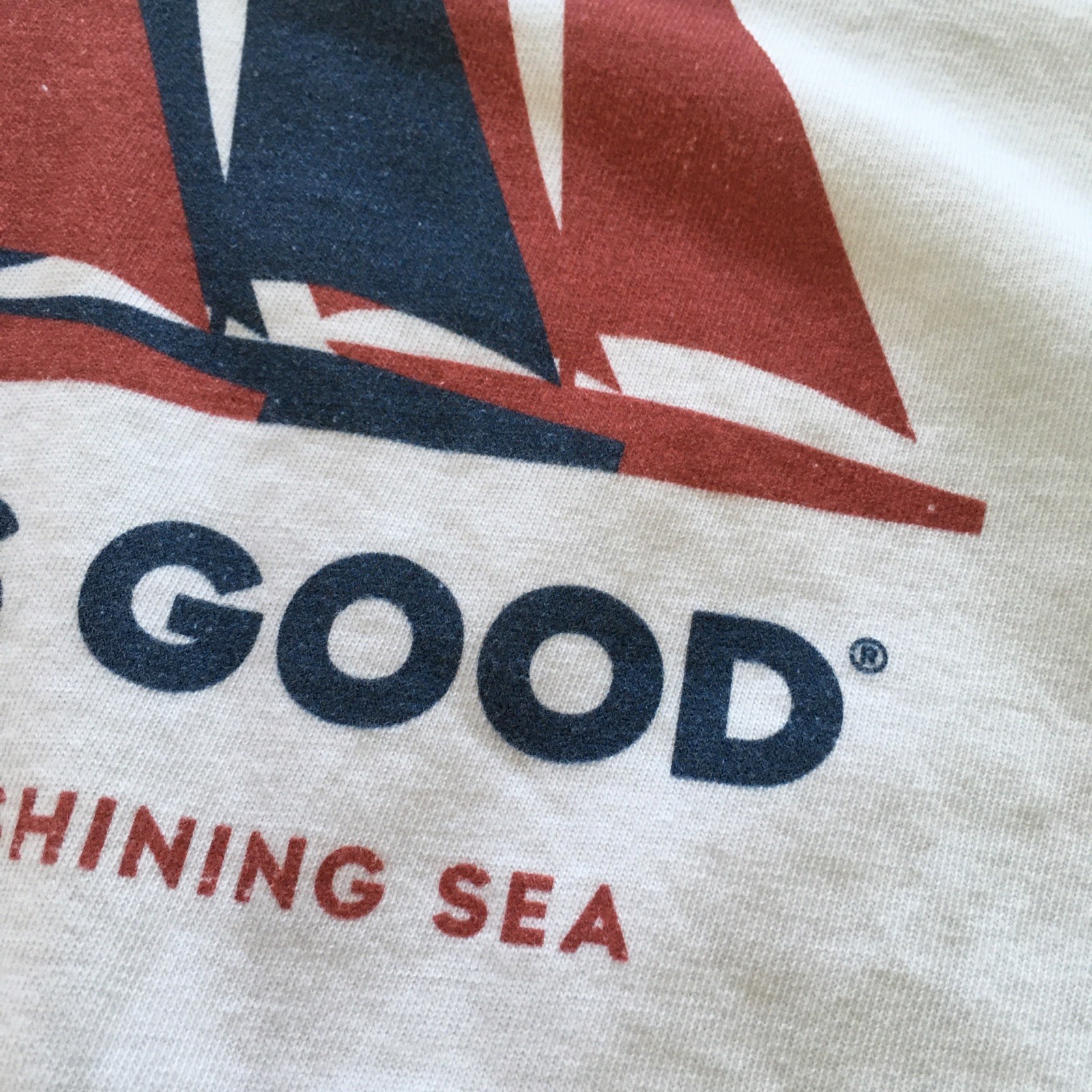 Life Is Good Men’s Crusher Tee USA Sailbaot FROM SEA TO SHINING SEA America XL gallery