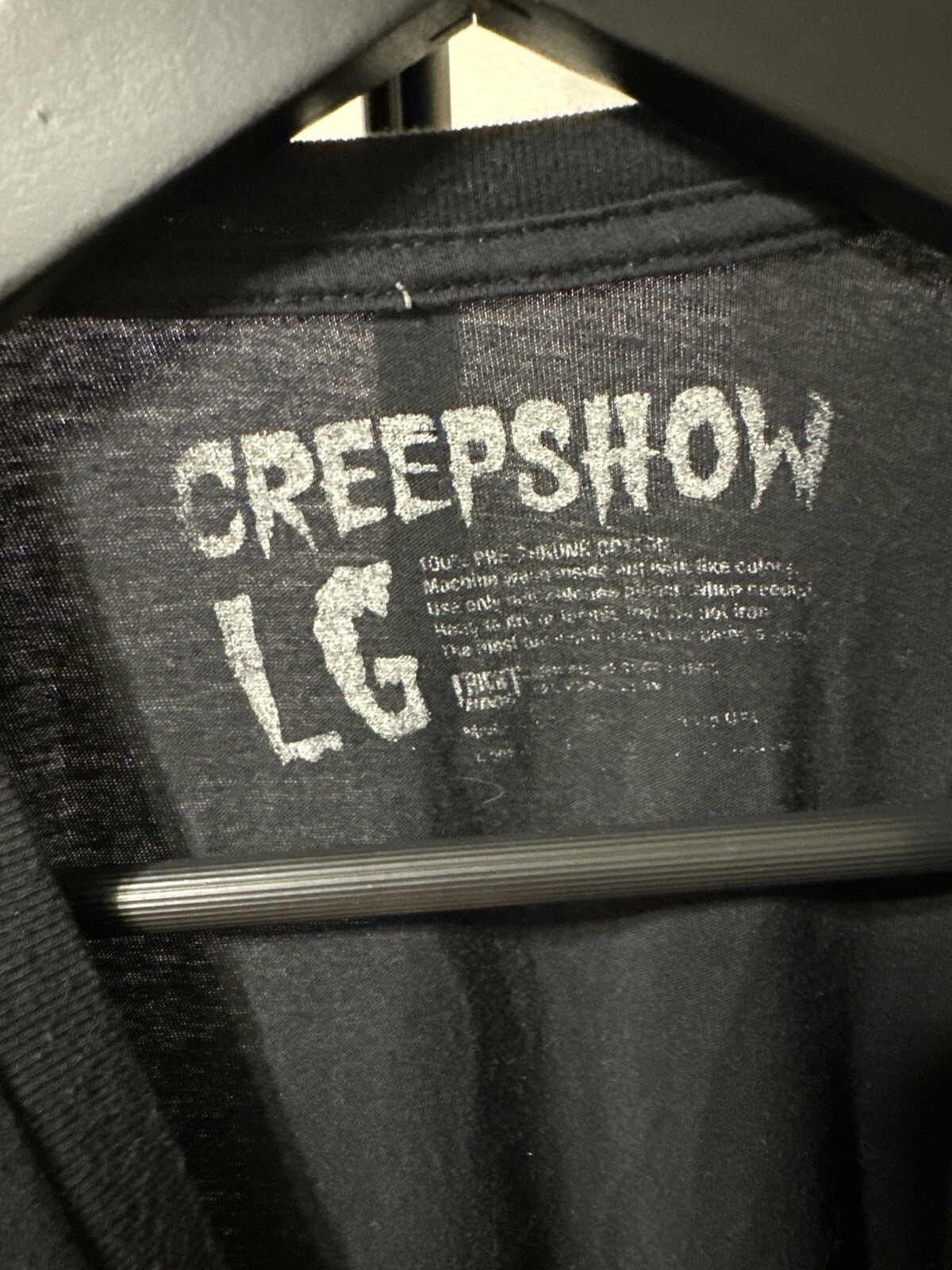 Fright Rags Creepshow Horror Movie T Shirt Black Graphic Tee Size L gallery