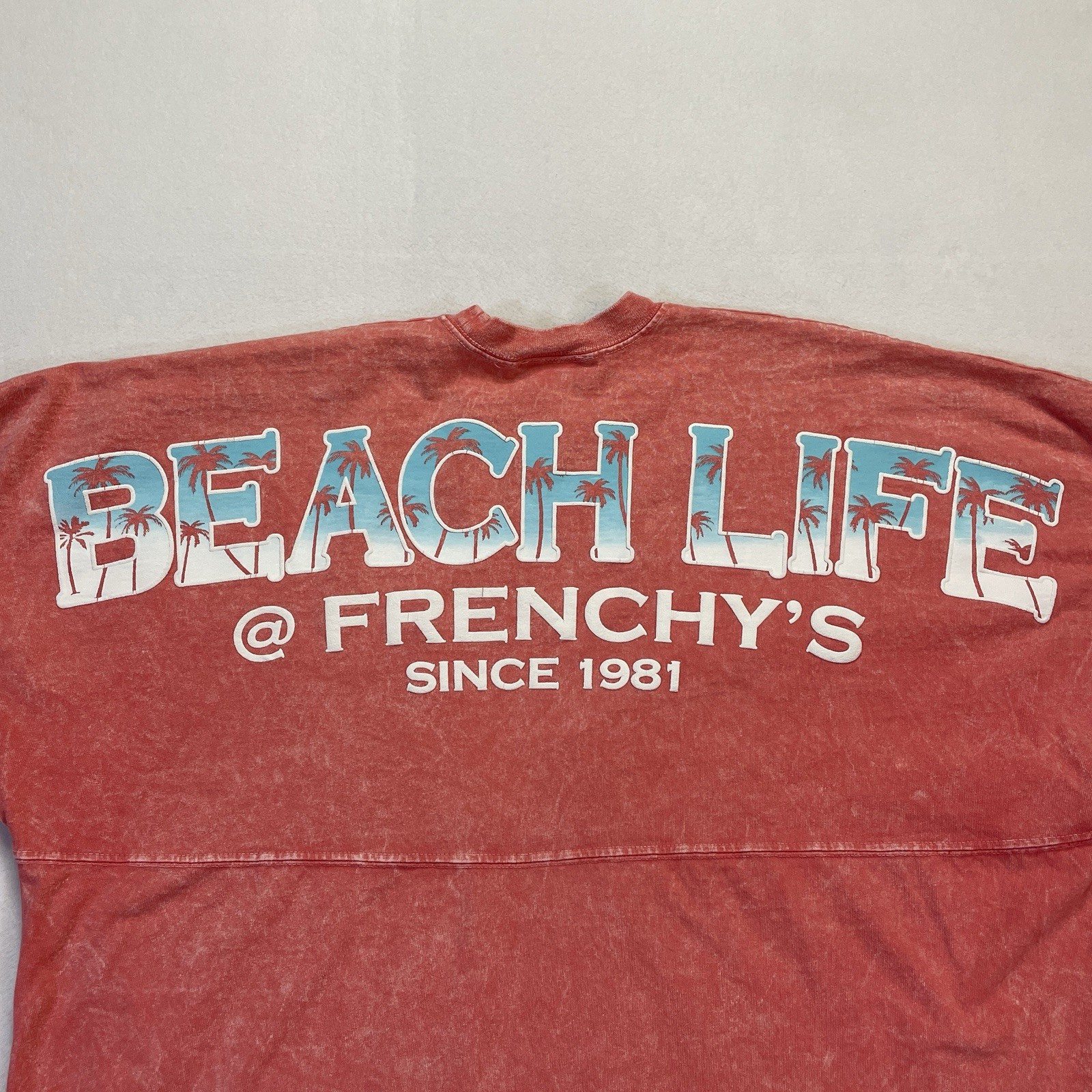 Beach Life At Frenchys Shirt Mens Medium Clearwater Beach Florida Long Sleeve