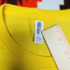 Jerzees Dri-Power Yellow Graphic Men’s T-Shirt Antique Adventures Size L