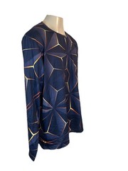 Men’s Multicolor Unbranded Casual Stretch Shirt. 3XL. 95% Polyester/ 5% Elastane