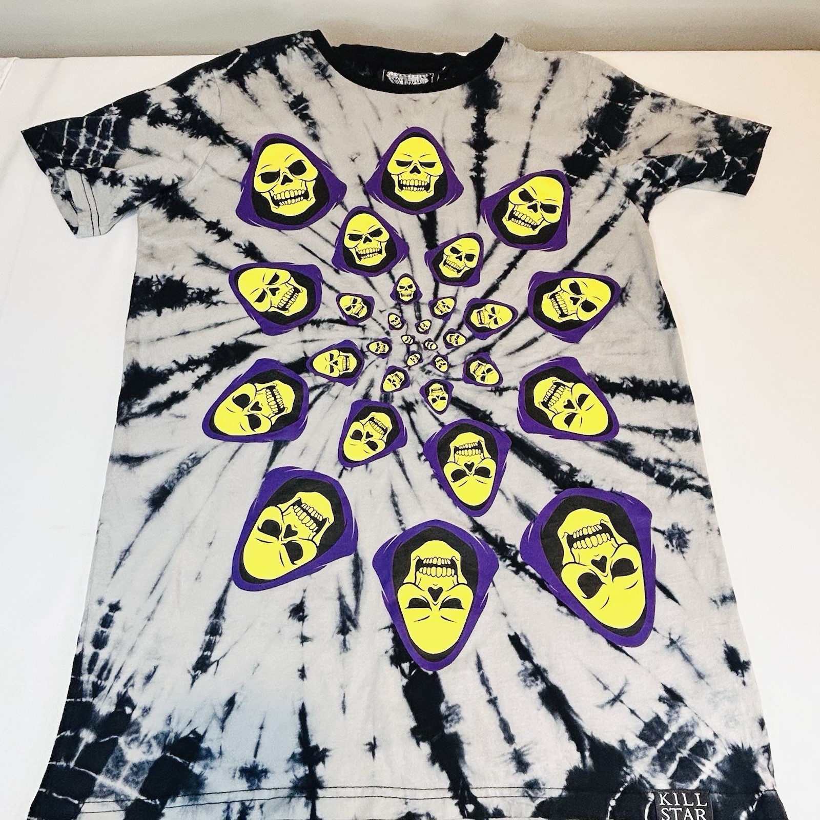 Killstar x Masters of the Universe Skeletor Tie Dye He-Man Small Shirt