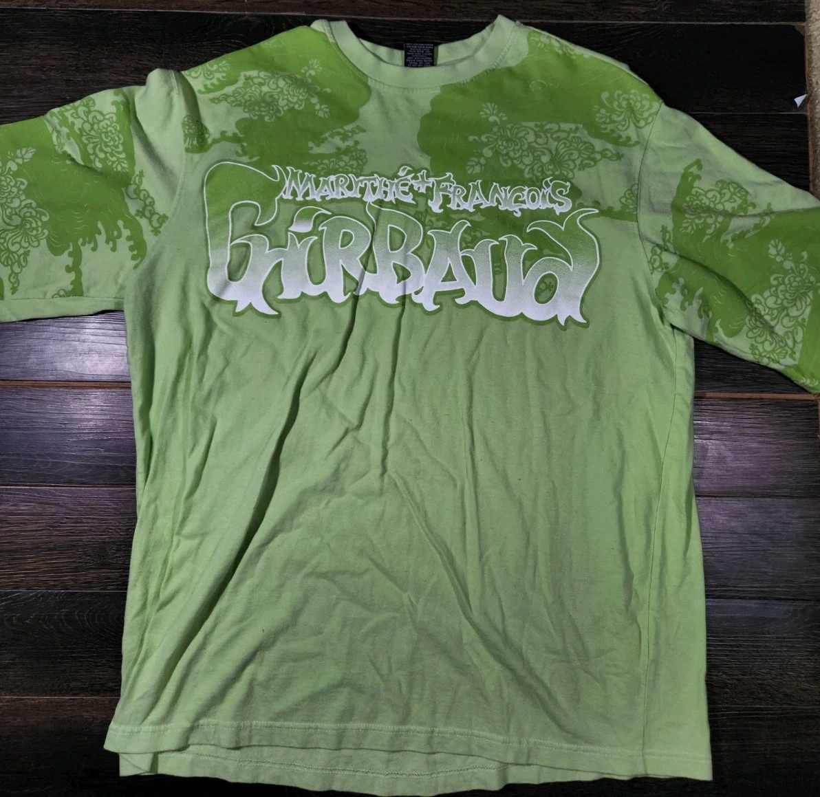 Vintage 90’s Marithe Francois Girbaud XL Green T-shirt Girbaud