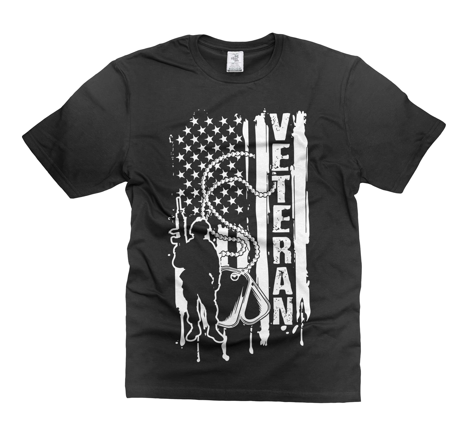 Mens Veteran T-shirt USA Patriotic Shirt Veteran Gifts US Flag Tee Shirt gallery