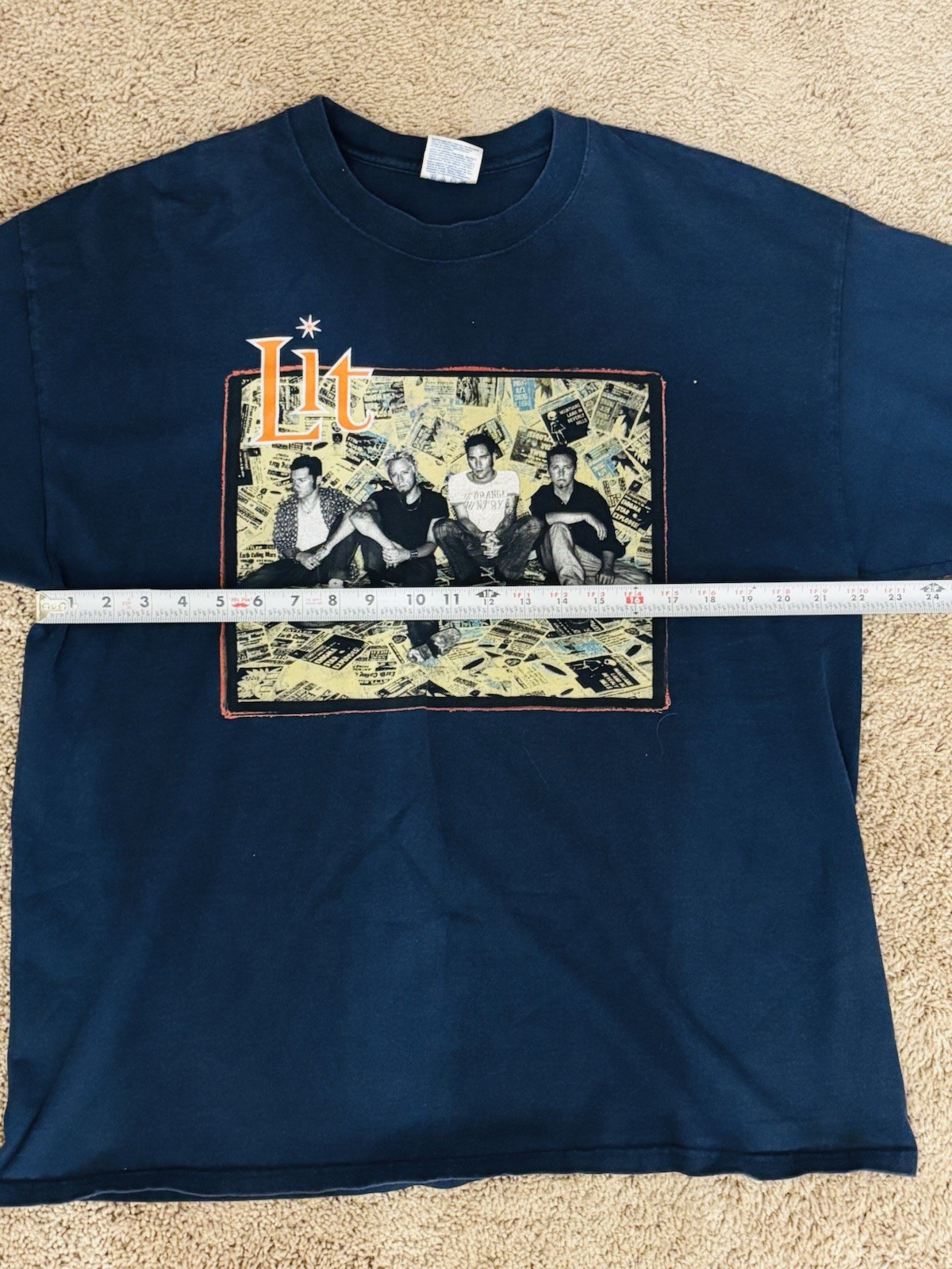 LIT Band 2001 Invading Your Space Tour OG XL VTG RARE Atomic My Own Worst Enemy gallery