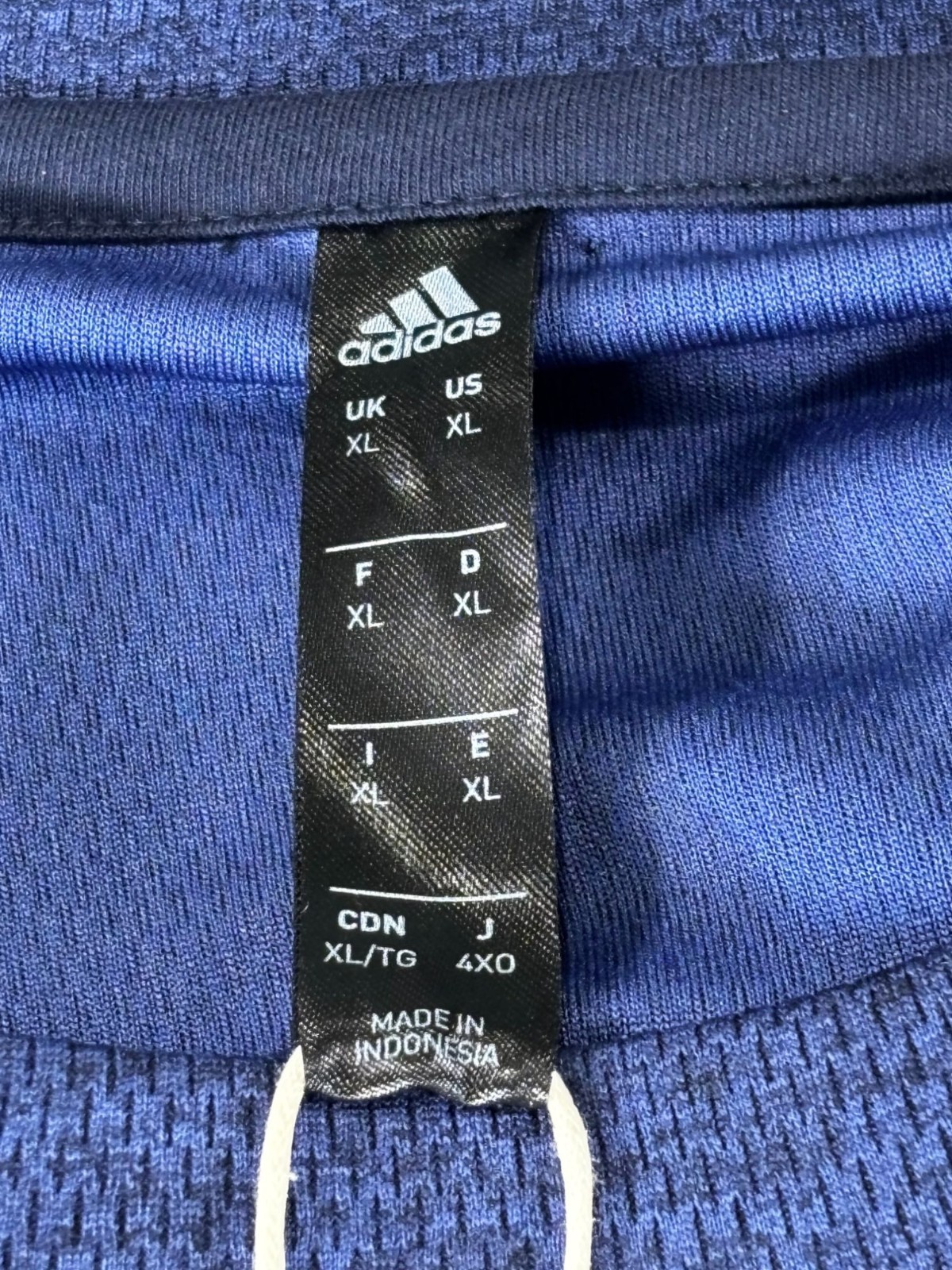 Adidas Mens XL Blue T-Shirt M Axis SS Tee Recycled Polyester gallery