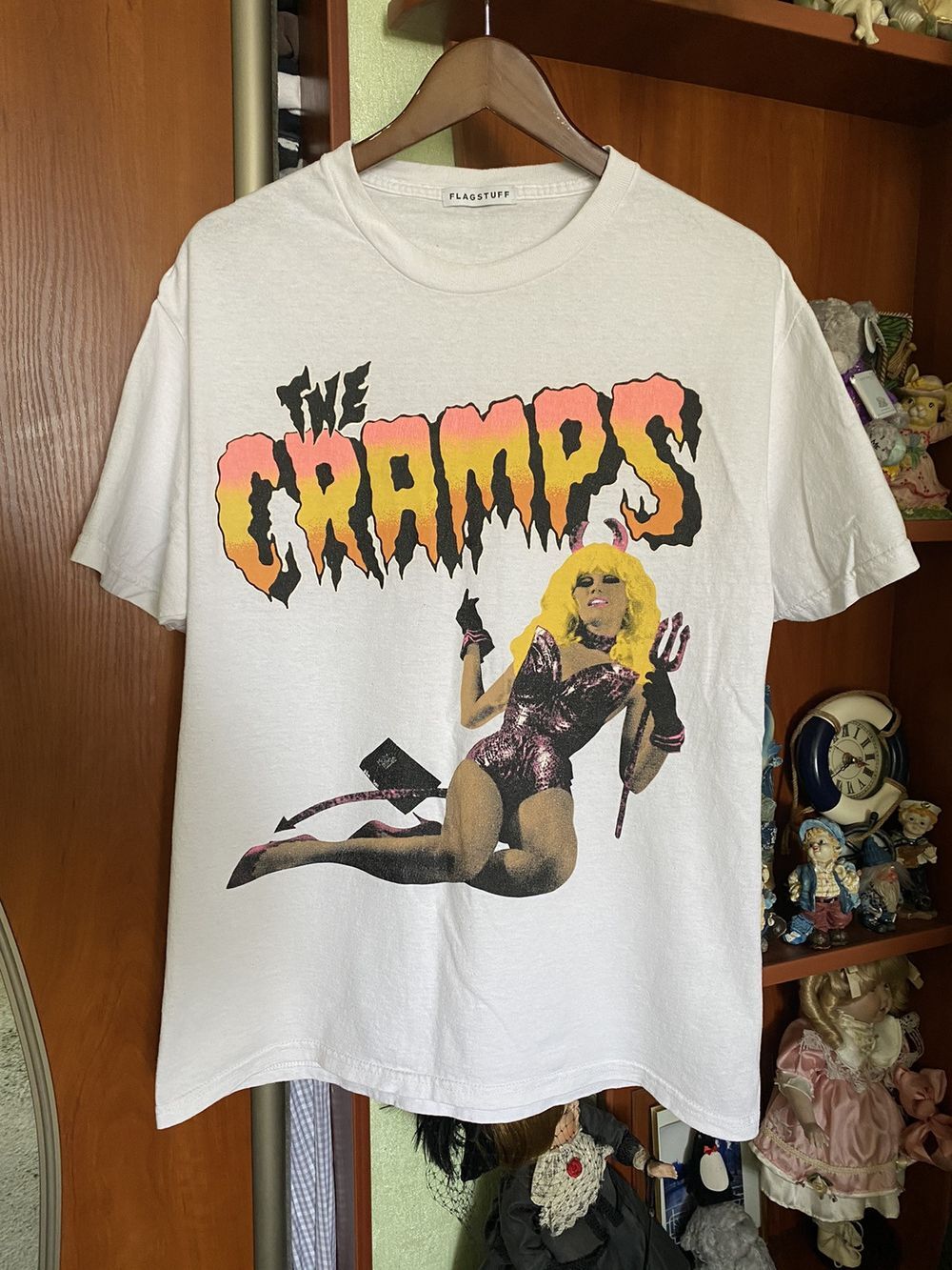 Rare 90s The Cramps Japanese basic white T shirt Unisex S-5XL gift tee NH14636 gallery
