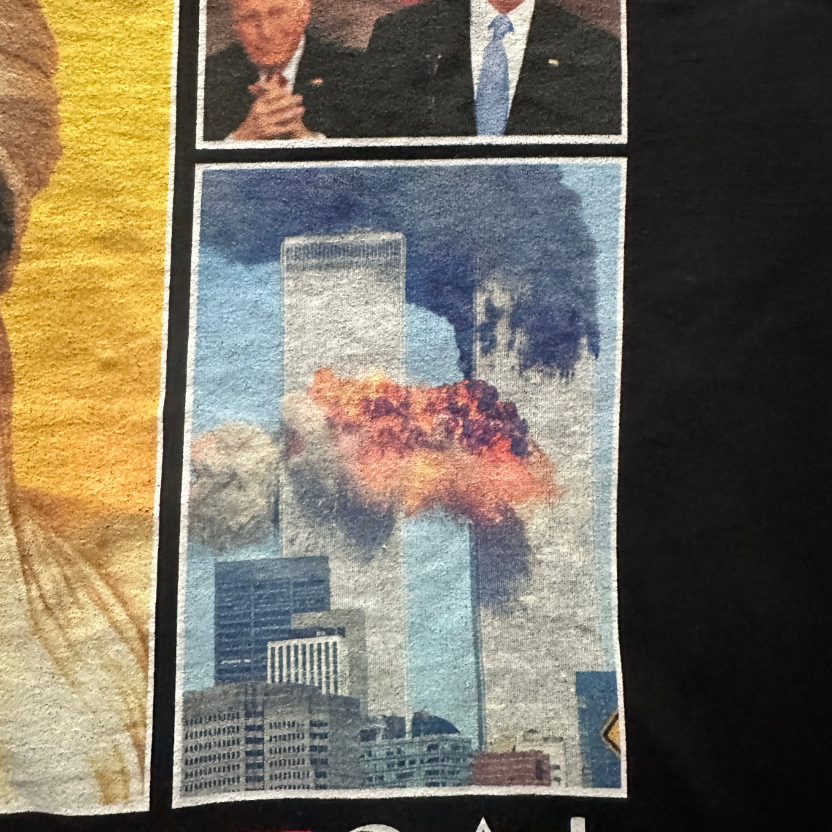 911 Osama Bin Laden George Bush Y2K Grunge T-shirt gallery