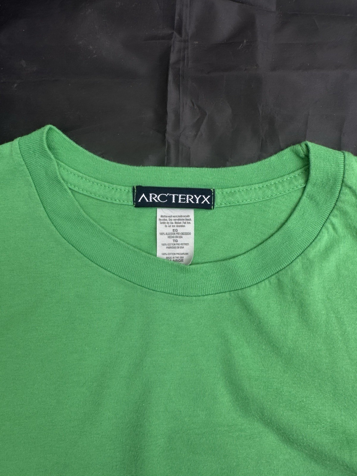 Vintage Arcteryx Graphic Tee Shirt Green Mens XL Excellent Condition Rare gallery
