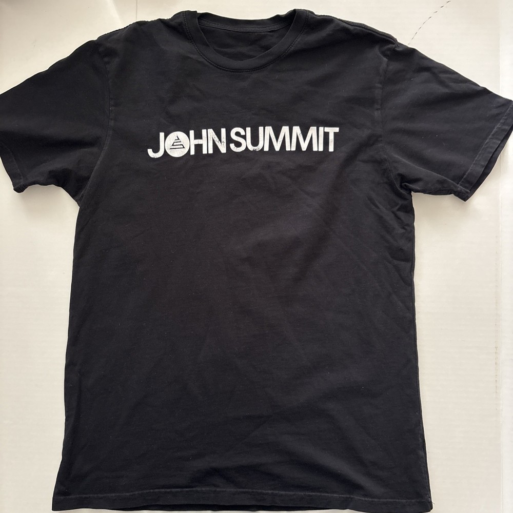 John Summit T Shirt DJ EDM Sold Out Black No Size Tag Looks L See Photos