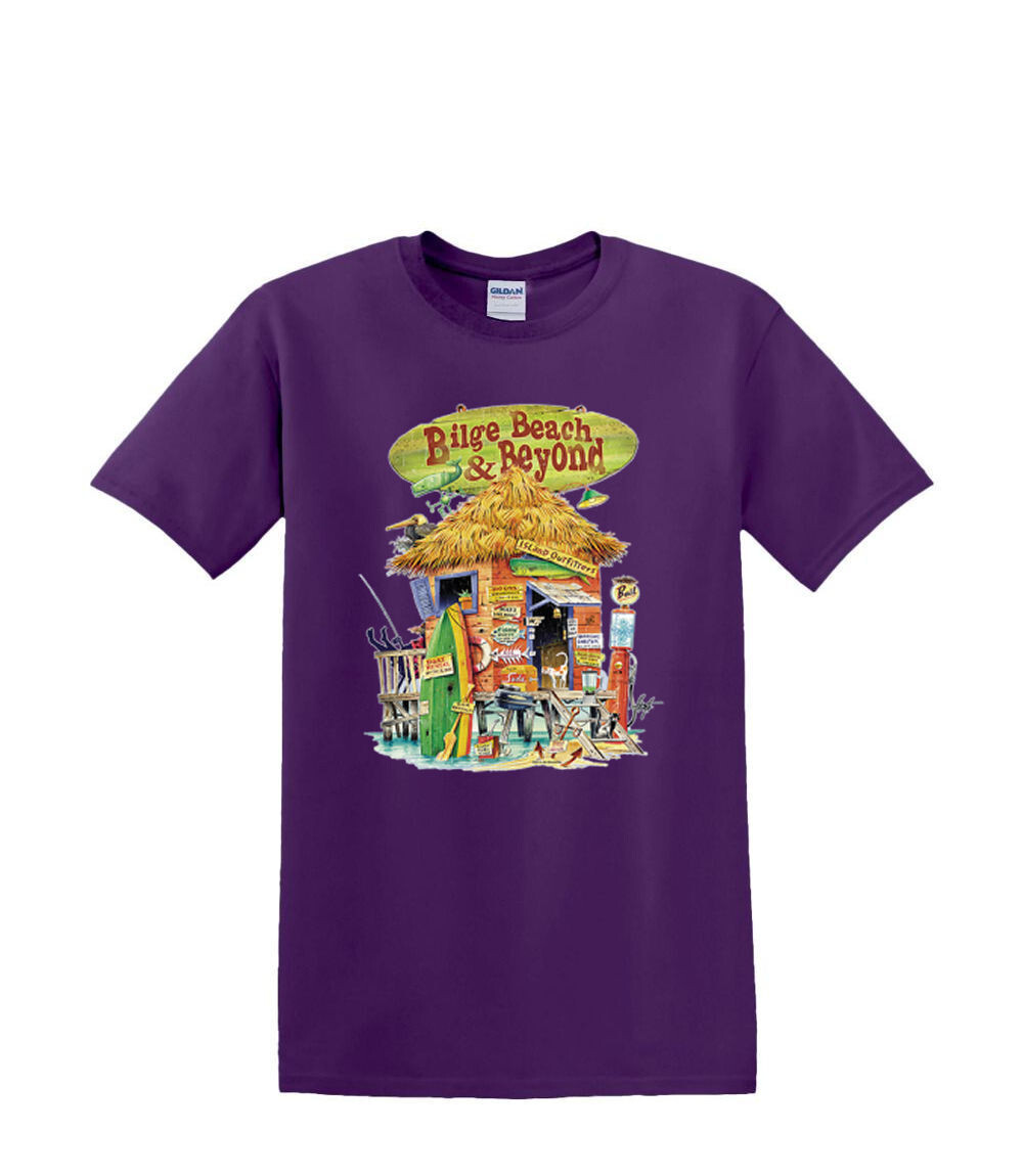 T-Shirt S to 2XL 3XL -BILGE BEACH bar resort tropical sand fun adult gallery