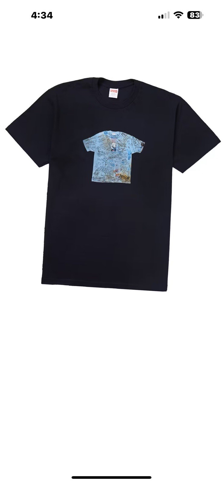 Supreme Tee T-Shirt Size XL Black SS24 Brand New 2024 30th Anniversary gallery