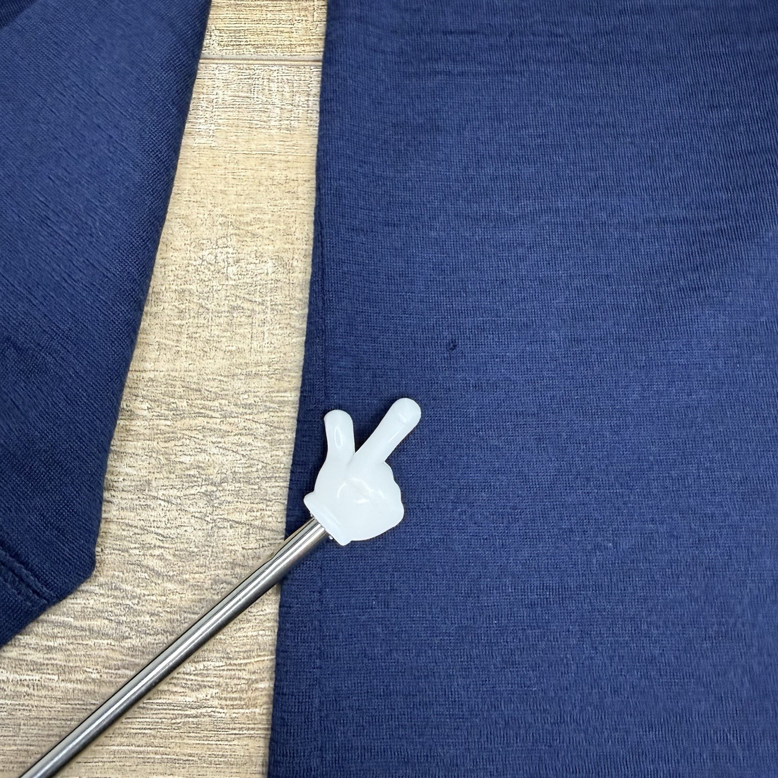 01.Algo Mens 100% Merino Wool Henley Shirt Size Large Performance *READ* B14 gallery