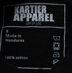 Kartier Apparel Men’s Short Sleeve Graphic Grillz Crewneck Tee WR4 Black Small