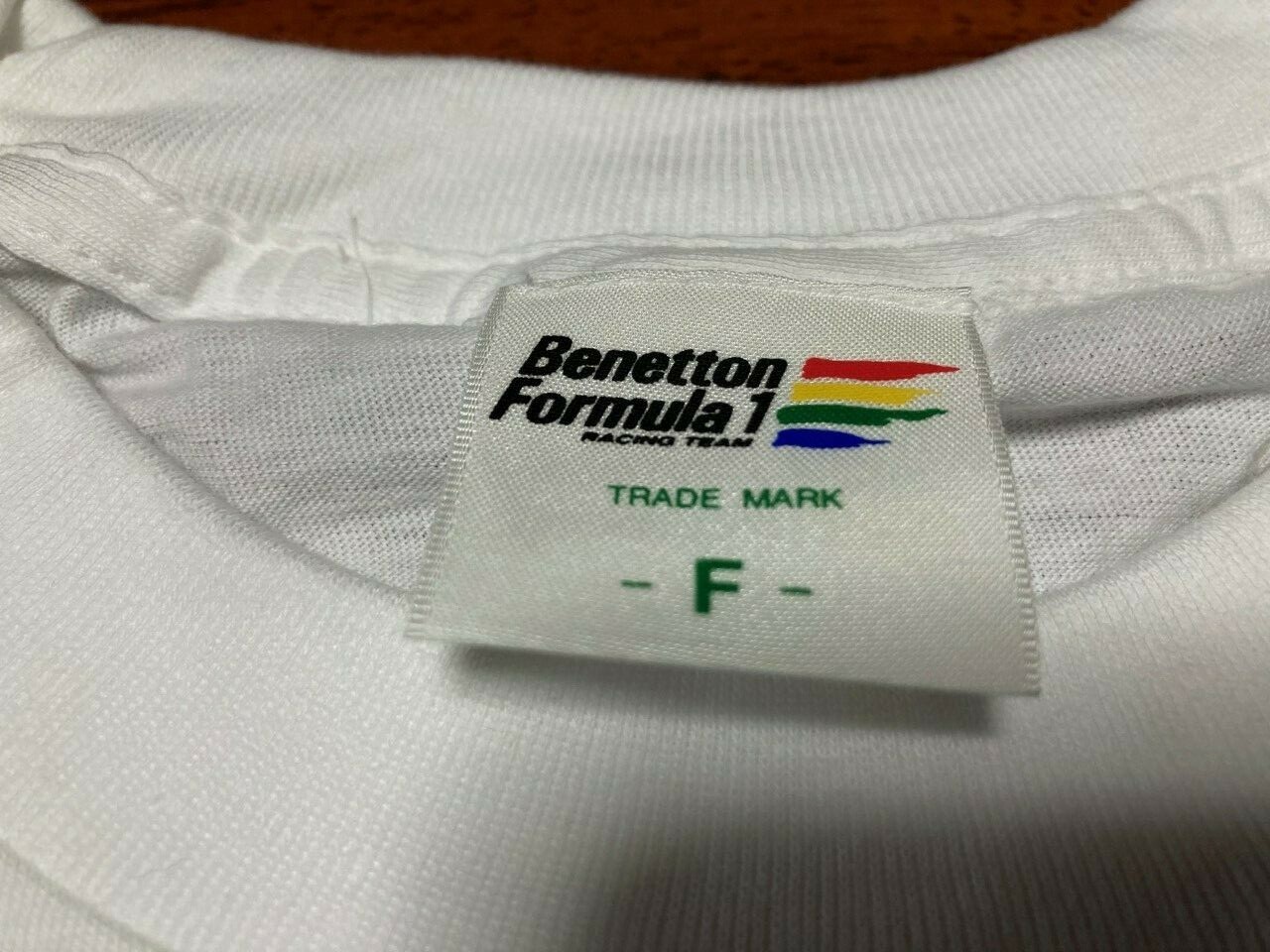 Benetton Formula 1 MILD SEVEN 2 Set Vintage Tee T Shirt One Size White Unused gallery