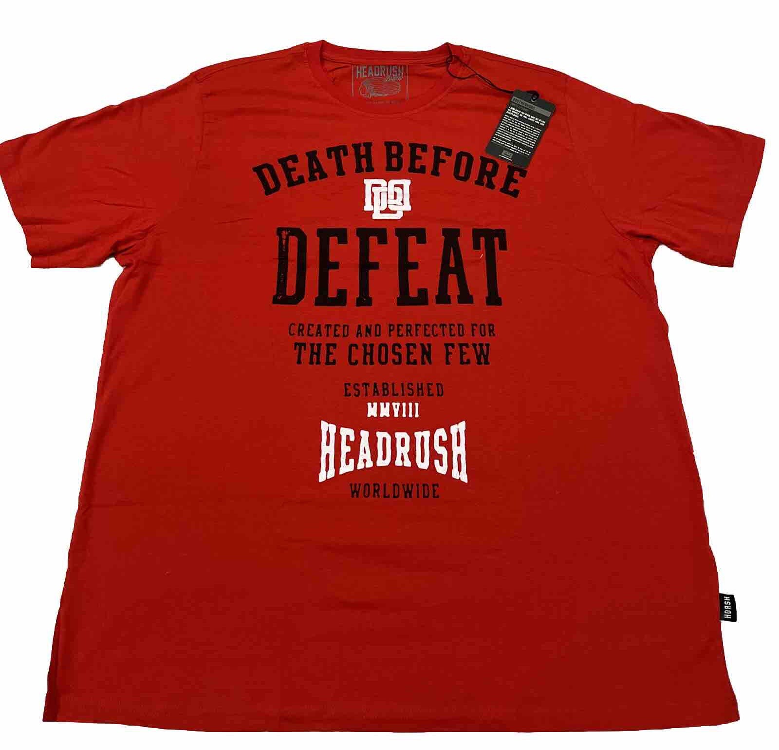 Headrush Brand Red 2XL Short Sleeve Brotherhood