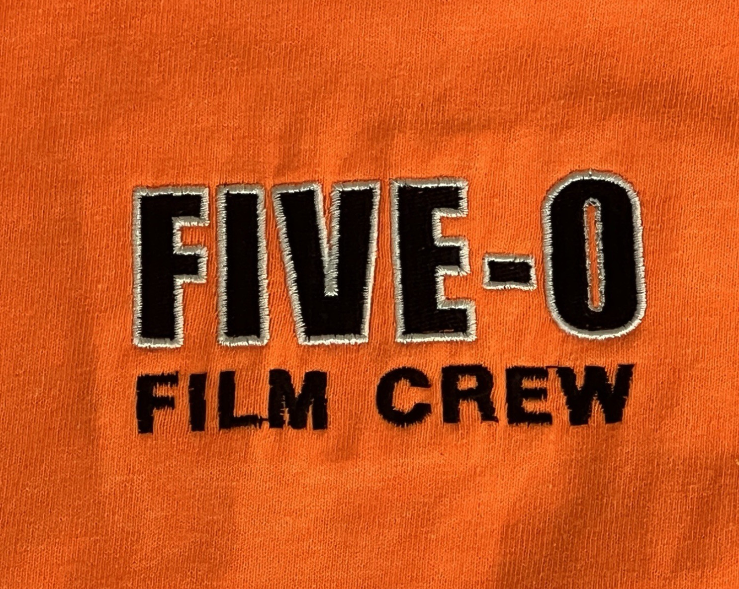 Hawaii Five-O Shirt XL Orange Senior Staff Film Crew Embroidered Crime TV 3133 gallery