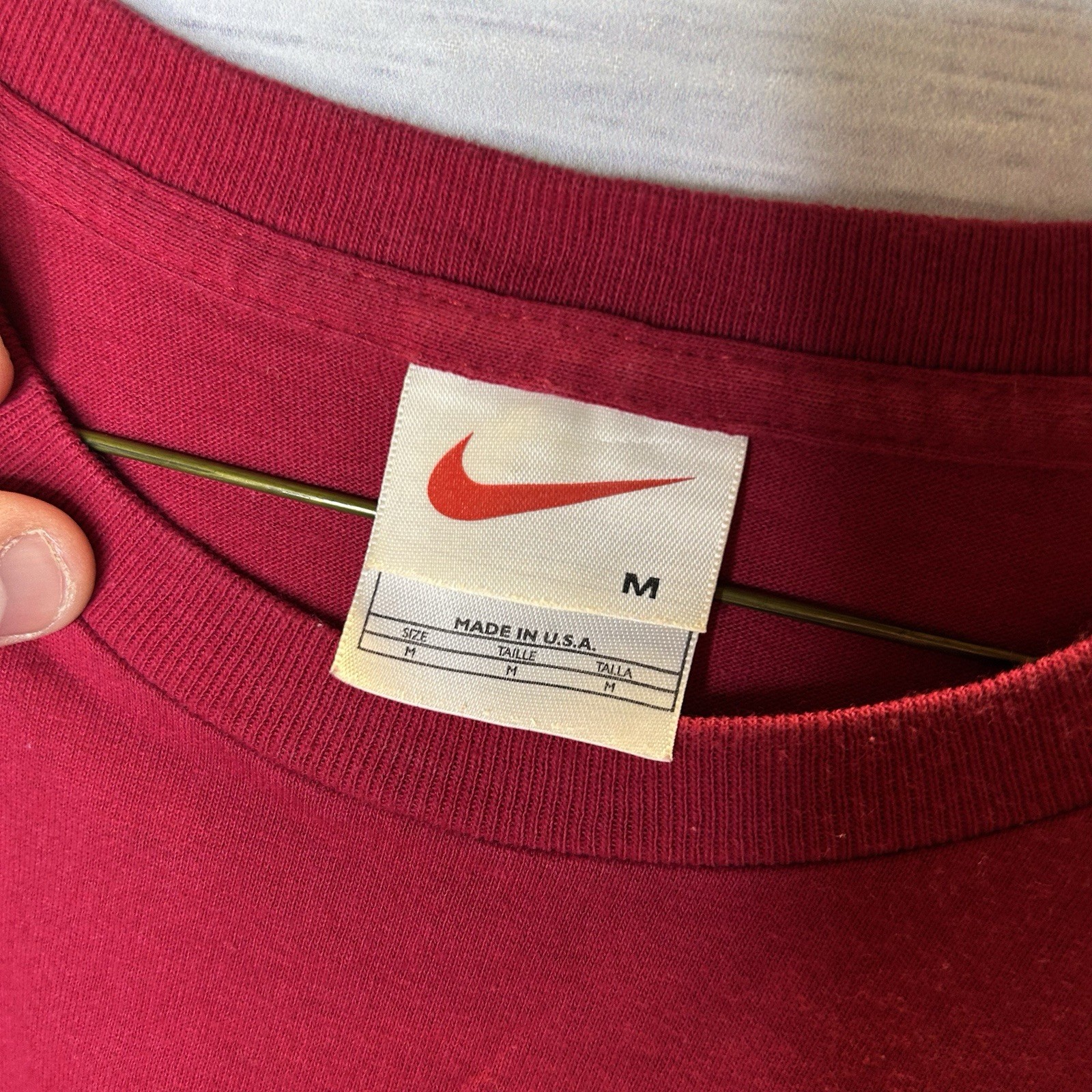 Vintage 90s Nike White Tag USA Track & Field USATF Graphic T-Shirt Men’s Medium gallery