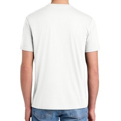DISTRICT DM130 Men’s Perfect Tri Blend Crew Tee Plain T-Shirt, Natural / Large