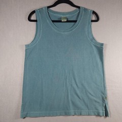 Royal Robbins Shirt Mens Medium Blue Cotton Tank Top Sleeveless Peru Casual