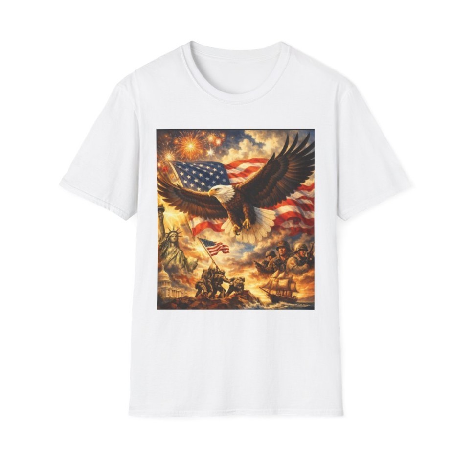 Unisex Softstyle T-Shirt America gallery