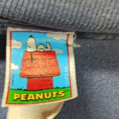 Vintage Peanuts Snoopy Joe Cool Graphic T-Shirt Mens XL Navy Blue 90s Retro