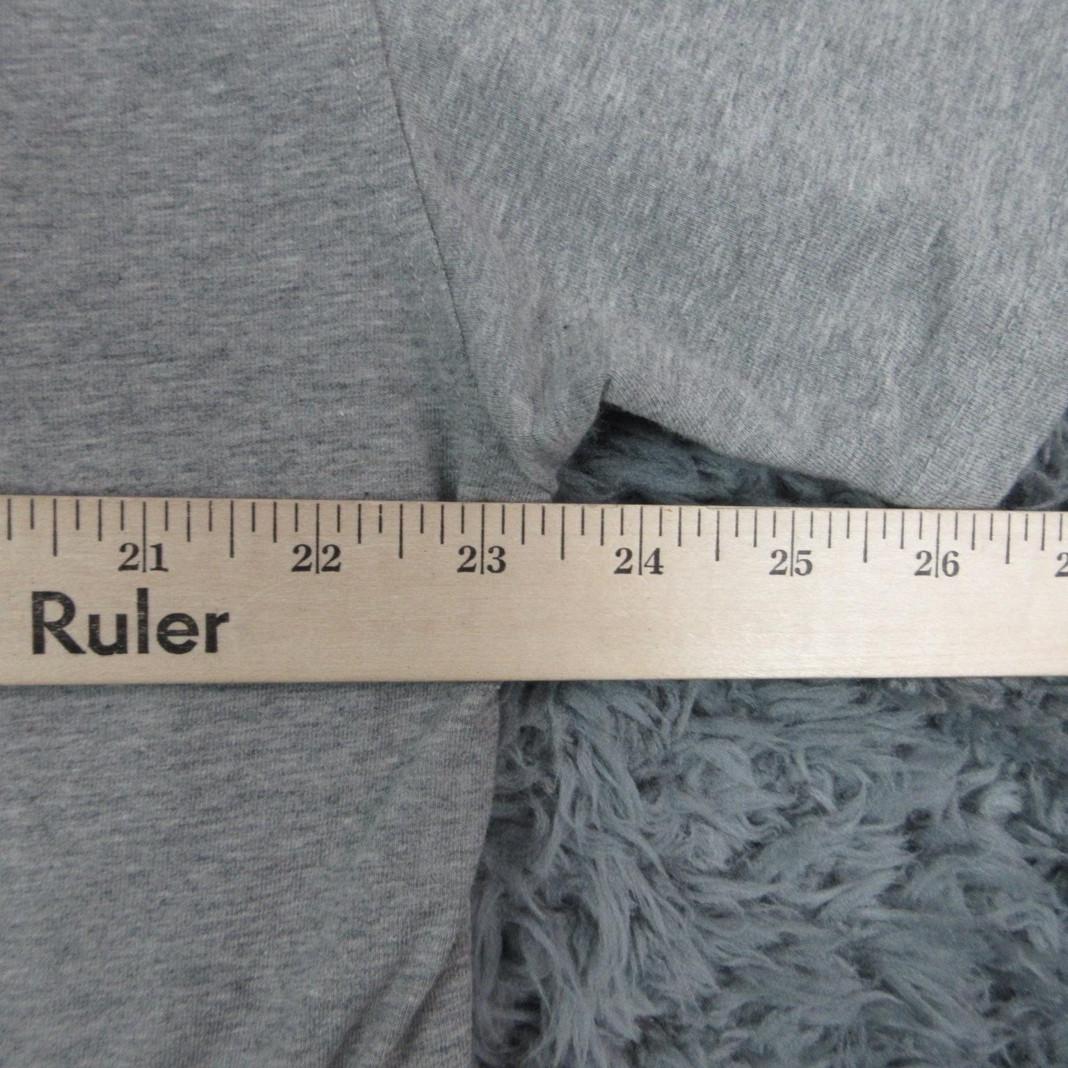 YoungLA Shirt Mens XL Gray Tagless Cotton Spandex Crewneck Logo Stretch NWT gallery