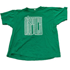 Green Dispatch Tee XL Band Logo Front Soft Cotton Free Fast Shipping